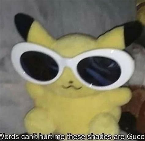 Words can't hurt me these shades are Gucci Template